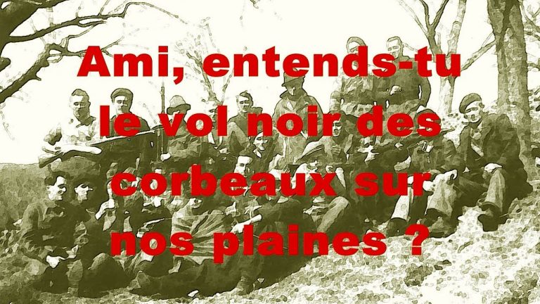 Les Stentors Le Chant Des Partisans écouter Français : Le Chant des Partisans – Histoire des Arts